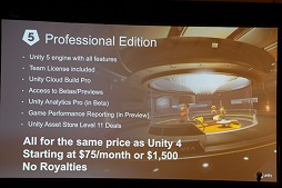 画像ギャラリー No.005のサムネイル画像 / ［GDC 2015］【速報】「Unity 5」ついにリリース！ 新作デモ「Blacksmith」も公開に