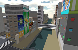 画像ギャラリー No.005のサムネイル画像 / ［Unite 2015］ゼンリン，大阪・福岡・札幌の街並みを再現した「Unity」向けの3D都市データを無償で提供