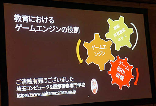 画像ギャラリー No.021のサムネイル画像 / ［Unite 2019］多方面で使われるUnityが就職を有利にし，ゲーム制作により自発的な学びの姿勢を引き出す。「Unityアカデミックアライアンスの紹介と導入事例」聴講レポート