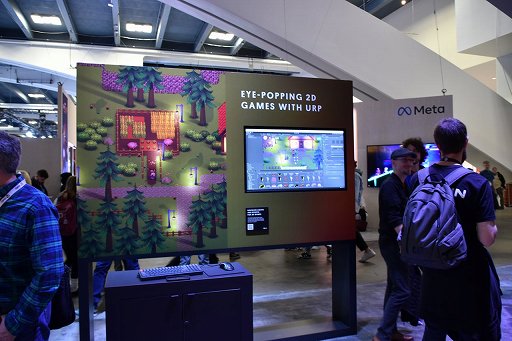 画像ギャラリー No.003のサムネイル画像 / ［GDC 2023］Unityブースは裸眼立体視機能を搭載したノートPCの展示などで大盛況