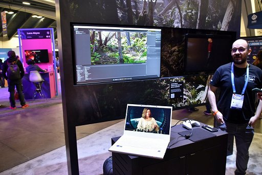 画像ギャラリー No.012のサムネイル画像 / ［GDC 2023］Unityブースは裸眼立体視機能を搭載したノートPCの展示などで大盛況