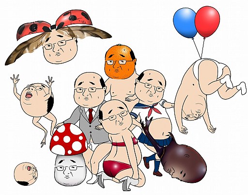 画像ギャラリー No.019のサムネイル画像 / 100種以上の奇妙な“おやじ”が生息。育成ゲーム「おやじ観察キット」が配信
