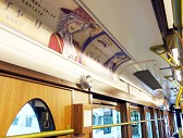 画像ギャラリー No.006のサムネイル画像 / 「明治東亰恋伽」,都電荒川線で「めいこい列車」が運行。特別な車内広告も