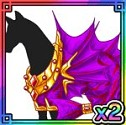 画像ギャラリー No.010のサムネイル画像 / 「ダービー×ダービー」悪役風の馬具が手に入るイベント「ブラックダビダビ団」