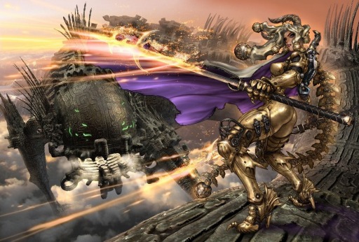 画像ギャラリー No.003のサムネイル画像 / 「攻城戦記◆バハムートグリード」士郎正宗氏描き下ろしカードとドラゴン登場