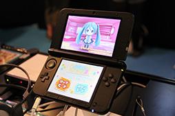画像ギャラリー No.002のサムネイル画像 / ［TGS 2013］3DS用「初音ミク Project mirai 2」の新操作モード「タッチモード」を体験。手軽な操作でミクのダンスを楽しめる