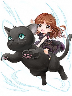 画像ギャラリー No.009のサムネイル画像 / 中川翔子さん×「黒猫のウィズ」&「白猫プロジェクト」のコラボが開催決定