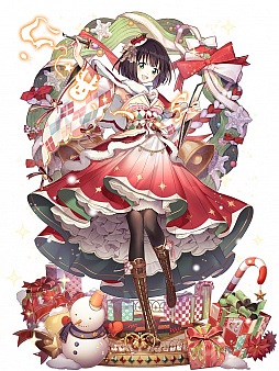 画像ギャラリー No.002のサムネイル画像 / 「黒猫のウィズ」でミコトやリヴェータなどのクリスマスを描くイベントが開催