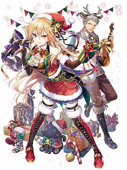 画像ギャラリー No.003のサムネイル画像 / 「黒猫のウィズ」でミコトやリヴェータなどのクリスマスを描くイベントが開催