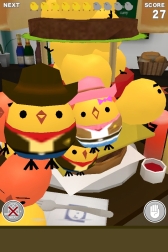 画像ギャラリー No.006のサムネイル画像 / 「もっと！ぴよ盛り」，新ステージ「ケーキ編」「バーガー編」が登場