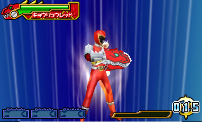画像ギャラリー No.005のサムネイル画像 / 「獣電戦隊キョウリュウジャー ゲームでガブリンチョ!!」キョウリュウゴールドの参戦が決定。「獣電池」に関連したゲームシステムの概要も公開に