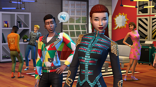 画像ギャラリー No.002のサムネイル画像 / 「The Sims 4」の新たなアイテムパック,「The Sims 4 Moschino Stuff Pack」で最新ファッションを楽しもう