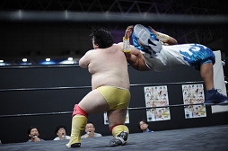 画像ギャラリー No.007のサムネイル画像 / ［TGS 2016］4Gamer×DDTプロレス×リングドリーム興行「愛は相よりいでて 2.5」フォトレポート。「DDT美少女化計画」の美少女化権は“美熟女”チェリー選手の手に