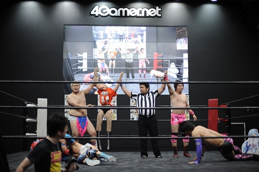 画像ギャラリー No.017のサムネイル画像 / ［TGS 2016］4Gamer×DDTプロレス×リングドリーム興行「愛は相よりいでて 2.5」フォトレポート。「DDT美少女化計画」の美少女化権は“美熟女”チェリー選手の手に