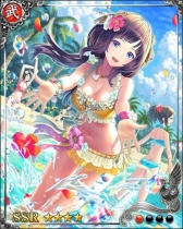 画像ギャラリー No.006のサムネイル画像 / 「戦国炎舞-KIZNA-」，水着キャラが登場する「渚の戦姫ガチャ」が本日スタート