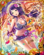 画像ギャラリー No.007のサムネイル画像 / 「戦国炎舞-KIZNA-」，水着キャラが登場する「渚の戦姫ガチャ」が本日スタート