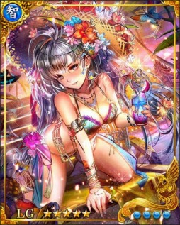 画像ギャラリー No.009のサムネイル画像 / 「戦国炎舞-KIZNA-」，水着キャラが登場する「渚の戦姫ガチャ」が本日スタート