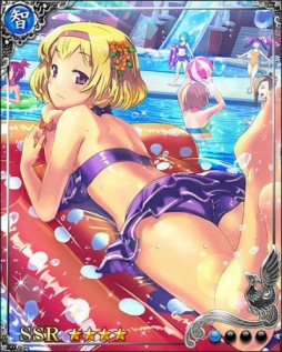 画像ギャラリー No.012のサムネイル画像 / 「戦国炎舞-KIZNA-」，水着キャラが登場する「渚の戦姫ガチャ」が本日スタート