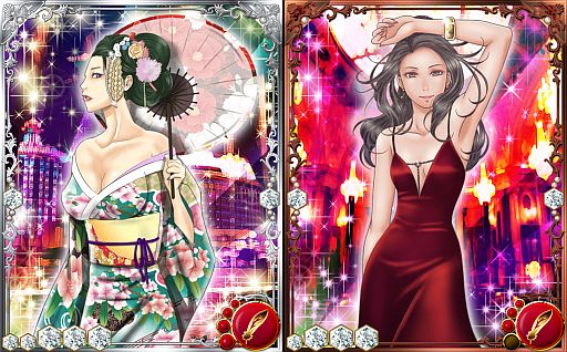 画像ギャラリー No.002のサムネイル画像 / 夜の街の頂点を目指す「ナイトキングダム」が配信。美麗カードは300種以上
