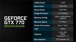 画像ギャラリー No.032のサムネイル画像 / 「GeForce GTX 770」レビュー。GTX 700シリーズ第2弾となる“メモリクロック7GHz版GTX 680”は買いなのか