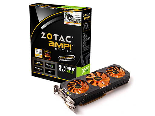 画像ギャラリー No.001のサムネイル画像 / 独自クーラー搭載のZOTAC製OC版GTX 780カードが7万円台後半で登場
