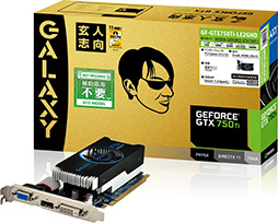 画像ギャラリー No.002のサムネイル画像 / 玄人志向,GTX 750 Ti&GTX 750カード計4製品。OC版もラインナップ