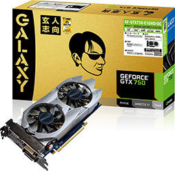 画像ギャラリー No.003のサムネイル画像 / 玄人志向,GTX 750 Ti&GTX 750カード計4製品。OC版もラインナップ