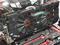 ［COMPUTEX］スタクラIIやLoLをファンノイズなしでプレイ可能!? GPU温度が65℃以下でファンが止まるASUSの「STRIX」グラフィックスカード