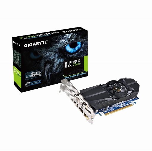 画像ギャラリー No.001のサムネイル画像 / いずれもLow Profile対応のGIGABYTE製GTX 750 Ti＆GT 730カードが発売