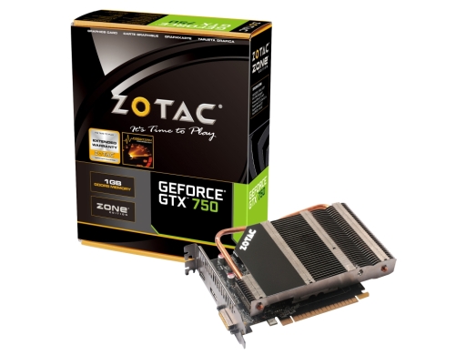 画像ギャラリー No.001のサムネイル画像 / ファンレス仕様のZOTAC製GTX 750カードがアスクから9月上旬に発売