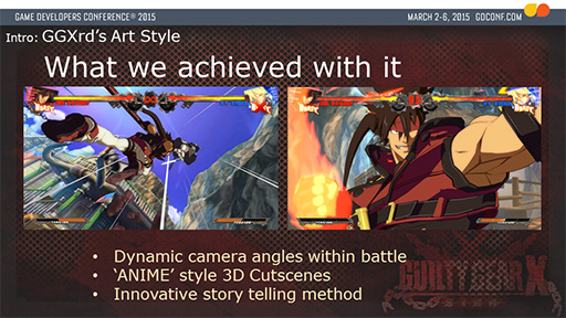 画像ギャラリー No.007のサムネイル画像 / GDCの舞台で世界に披露された「GUILTY GEAR Xrd -SIGN-」の「アニメにしか見えない3Dグラフィックス」制作手法