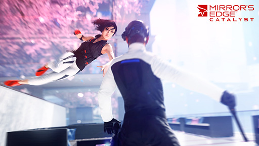 画像ギャラリー No.007のサムネイル画像 / ［E3 2015］いきなりプレイアブル展示が行われた「Mirror's Edge Catalyst」で，ビルの屋上を飛び回ってきた