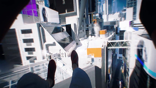 画像ギャラリー No.009のサムネイル画像 / ［E3 2015］いきなりプレイアブル展示が行われた「Mirror's Edge Catalyst」で，ビルの屋上を飛び回ってきた