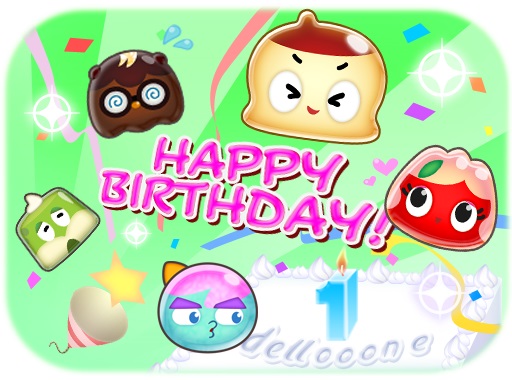 画像ギャラリー No.001のサムネイル画像 / パズルゲーム「でろーん」シリーズ,1周年を記念したキャンペーンを開催中