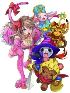 画像ギャラリー No.020のサムネイル画像 / 「地球壊滅的B級カノジョ」各地の都市を支配する，独特の雰囲気を持ったボスモンスター達と，エージェントの一部を紹介