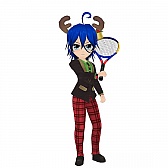 画像ギャラリー No.002のサムネイル画像 / 「スマッシュ☆テニス ラブショット！！」，新登場のサンタ衣装で楽しもう