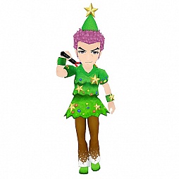 画像ギャラリー No.005のサムネイル画像 / 「スマッシュ☆テニス ラブショット！！」，新登場のサンタ衣装で楽しもう
