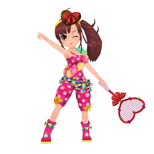 画像ギャラリー No.002のサムネイル画像 / 「スマッシュ☆テニス ラブショット!!」,お菓子がモチーフの衣装が新登場