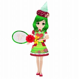 画像ギャラリー No.004のサムネイル画像 / 「スマッシュ☆テニス ラブショット!!」,お菓子がモチーフの衣装が新登場