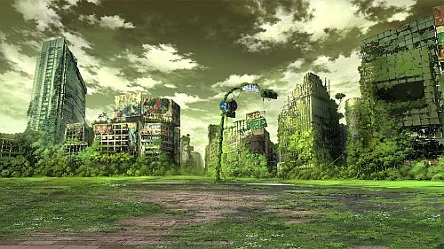 画像ギャラリー No.002のサムネイル画像 / 「エクステトラ」,異世界アメイジアと廃墟になった渋谷や秋葉原の画像が公開