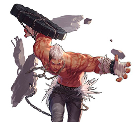 画像ギャラリー No.004のサムネイル画像 / 「HeroWarz」,野球部所属の女子高生・ジェリーと,強面な整備工・デリックの背景設定とアクション動画が公開