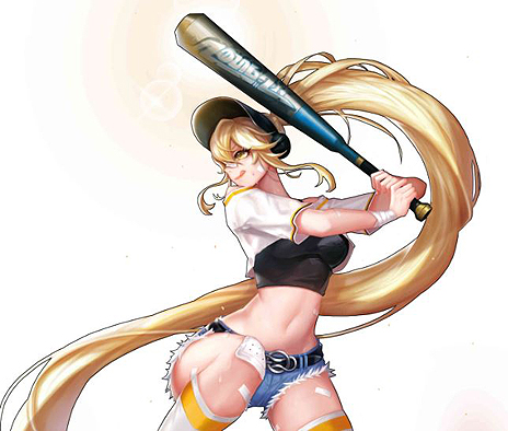 画像ギャラリー No.005のサムネイル画像 / 「HeroWarz」，野球部所属の女子高生・ジェリーと，強面な整備工・デリックの背景設定とアクション動画が公開
