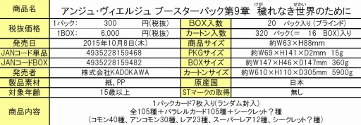 画像ギャラリー No.016のサムネイル画像 / 「アンジュ・ヴィエルジュ」ブースターパック第9章や関連サプライが10月8日に発売