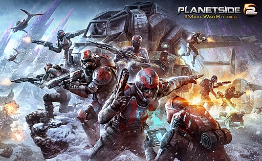 画像ギャラリー No.001のサムネイル画像 / 2000人規模の対戦が楽しめるMMOFPS「Planetside 2」のPlayStation 4版トレイラー公開