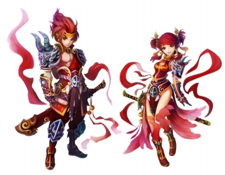 画像ギャラリー No.017のサムネイル画像 / 新作ブラウザMMORPG「夢想西遊記」のサービスがYahoo! Mobageで本日開始。西遊記を題材とした世界観で，孫悟空や三蔵法師が登場