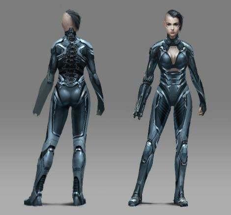画像ギャラリー No.002のサムネイル画像 / 「モダンコンバット5:Blackout」に女性キャラの新クラス「X1 モーフ」が追加