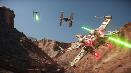 画像ギャラリー No.007のサムネイル画像 / ［gamescom］Electronic Arts初のVRタイトル「Star Wars Battlefront Rogue One: X-wing VR Mission」について，プロデューサーに話を聞いた