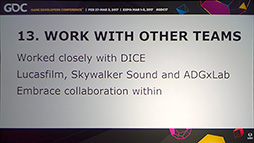 画像ギャラリー No.010のサムネイル画像 / ［GDC 2017］プレイヤーを「Star Wars」の世界に没入させるには。VRゲームにおけるサウンド面の工夫を開発者が語る