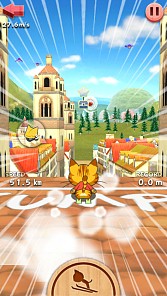 画像ギャラリー No.002のサムネイル画像 / ネコを操作し障害物を避けて進む「LINE Neko Jump」のサービスが開始