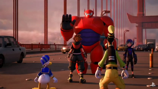 画像ギャラリー No.002のサムネイル画像 / 「KINGDOM HEARTS III」,「ベイマックス」のワールドを収録した最新ムービーを公開。シリーズ作の楽曲がVRで楽しめるアプリの配信も決定